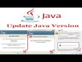 How to update Java version on Windows 10