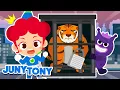 Lagu Monster Merusak Planet! | 🌎🐯🔒 Lindungi Hewan Langka | Lagu Anak | JunyTony Bahasa Indonesia