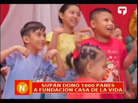 Supán donó 1000 panes a fundación Casa de la Vida
