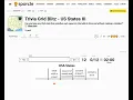 Sporcle Geography Quizzes - US States Trivia Grid Blitz