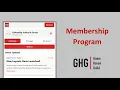 GHG App Features Membership Program