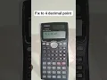 Fix to 4 decimal point