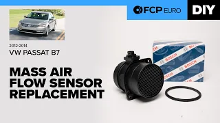 Volkswagen Passat TDI Mass Air Flow Sensor Replacement DIY (2012-2015 VW Golf, Passat, Beetle, TDI)
