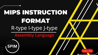 Mips instruction format R-type I-type J-type Mips Instruction Encoding
