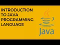 Java Part 1 Introduction to Java Programming Language