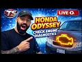 Honda Odyssey Flashing Check Engine Light MISFIRE Autel Maxi IM608 PROII Scanner Diag LIVE 1-5