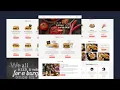 Create A Responsive Burger Website Design Using HTML - CSS