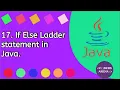 If Else Ladder Statement in Java How to use If Else Ladder Statement in Java