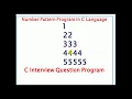 Triangle number pattern programs in c language