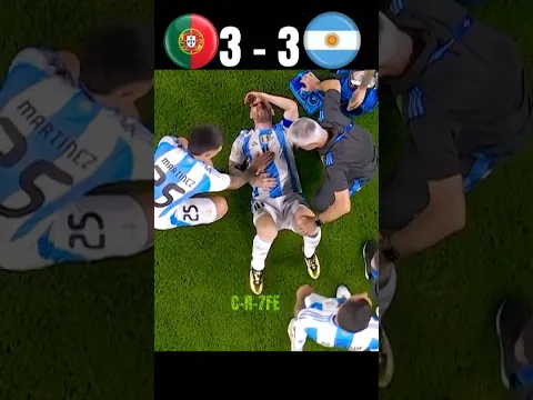 Messi vs Ronaldo Ultimate Penalty Battle ⚽ Portugal vs Argentina #football #fifa