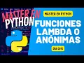 Lambda or anonymous functions - With exercises
