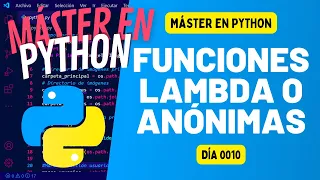 Lambda or anonymous functions - With exercises