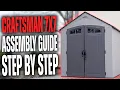 Craftsman 7 X 7 Resin Shed Assembly - Step By Step
