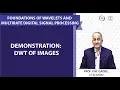 Demonstration DWT of images