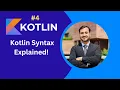Kotlin Syntax Explained Complete Guide for Beginners 2025