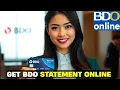 How To Request Bank Statement From BDO Online How To Get Bank Statement From BDO Online