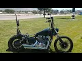 Honda Shadow 750 spirit bobber project with sissy bar remote start