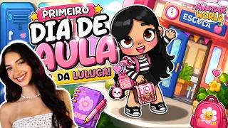 MEU PRIMEIRO DIA DE AULA NO AVATAR WORLD | Família Luluca 