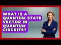 What Is A Quantum State Vector In Quantum Circuits - Quantum Tech Explained