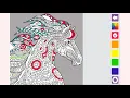 How to play Mandala Coloring Book game Free online games MantiGames com