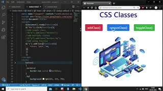 19 jQuery Manipulating CSS addClass removeClass toggleClass