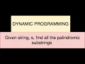 JavaScript Palindrome interview question find all the palindromic substrings