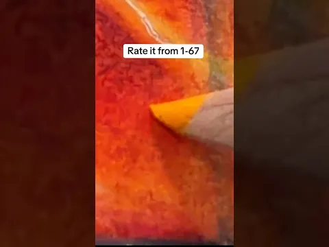 Drawing, But I Can Only Use ORANGE #shorts