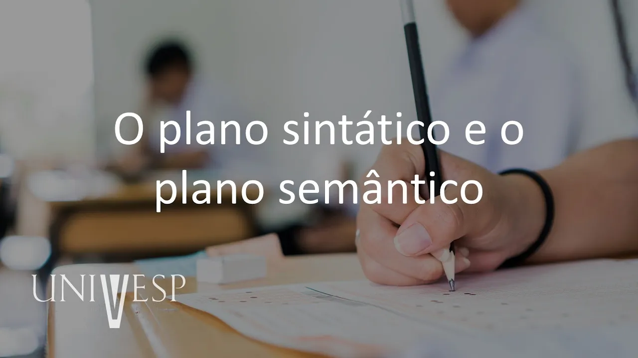 Gramática de Língua Portuguesa II - O plano sintático e o plano semântico
