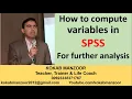 Step by step process to compute variables in SPSS in