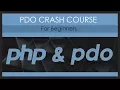 PDO Crash Course PHP
