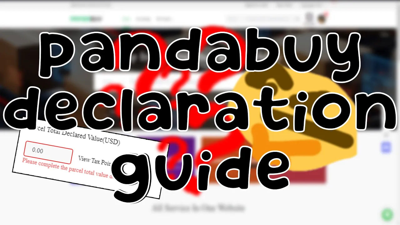 HOW MUCH TO DECLARE ON PANDABUY｜PANDABUY DECLARATION GUIDE 2023