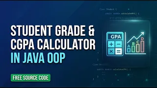 Student Grade Calculator in Java OOP Free Source Code Download