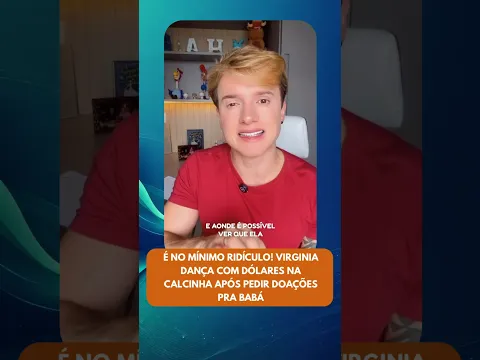 É no mínimo ridículo! Virginia dança com dólares na calcinha após pedir doações pra babá