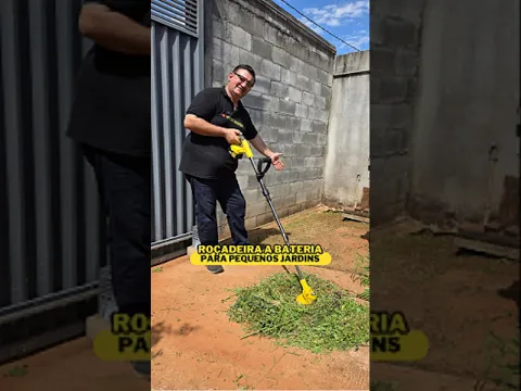 Roçadeira a Bateria Para Pequenos Jardins 🔥