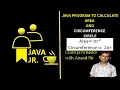 Java Program to calculate Area and circumference of circle