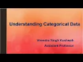 Lecture-4 Data Analytics using Python Understanding Categorical Data