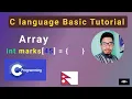 C programming tutorial - Array Nepali coding tutorial