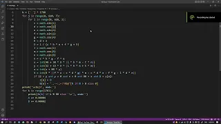 A spinning donut in python