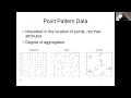 Lesson 29a Spatial Data Point Patterns