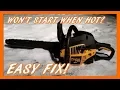 How To Fix A Poulan Chainsaw That Doesn t Start After Use