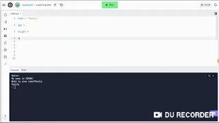 Python Tutorial ep 1 Input and Print Fuction Variables