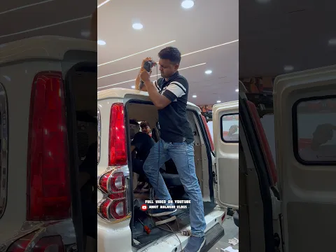 Scorpio Classic Proper Spoiler Installation #youtubeshorts #shortvideo #automobile