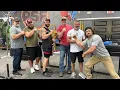 Josh Eleton comes to Bama practice JoshEletonARMWRESTLING