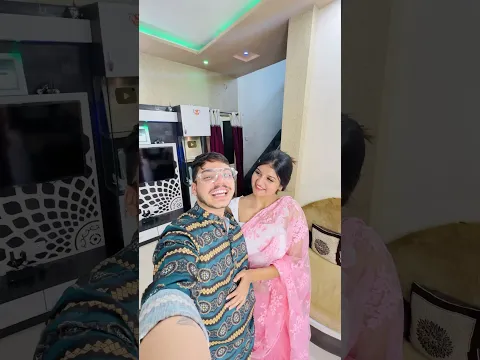 Biwi ki tareef😂❤️|| end miss mt krna🤪 #shortvideo #comedy #funny #couplegoals #patipatni #biwino1