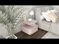HOMARY l Chic Pink Faux Leather Nightstand
