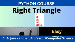 Python Program for Right-Angle Triangle