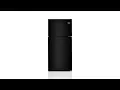 Maytag 18 2-cu ft Top-Freezer Refrigerator Black