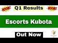 Escorts Q1 Results 2027 Escorts Kubota Results Today Escorts Share Latest News Escorts Share