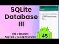 Android SQLite Database part 3 Android Tutorial