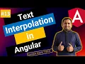 Text Interpolation in Angular